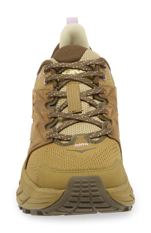 Hoka Anacapa Breeze Aero Low Breathable Trail Running Shoe In Green Moss/dark Olive