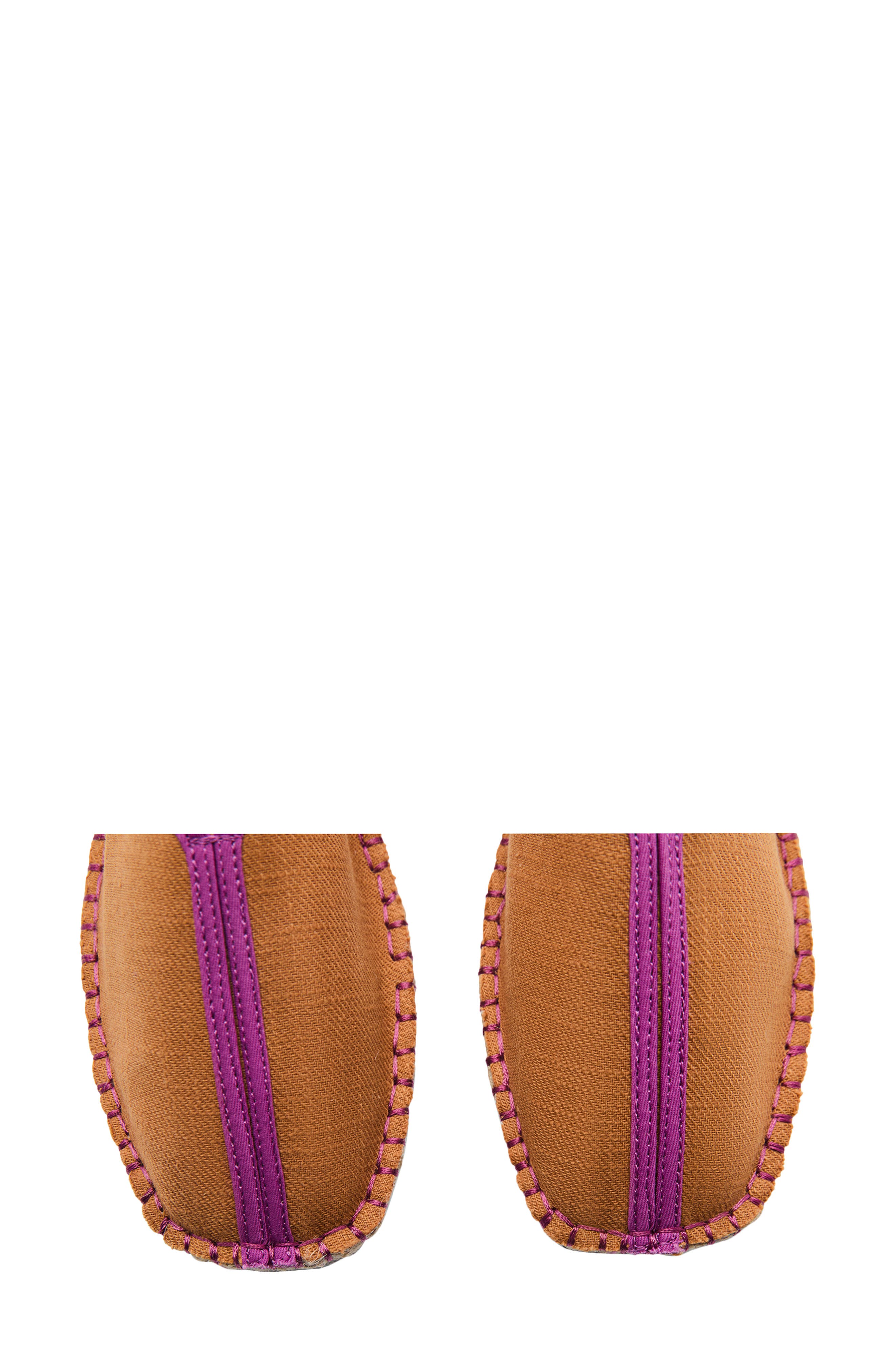 MANGO Jute Sole Mule, Alternate, color, Ochre