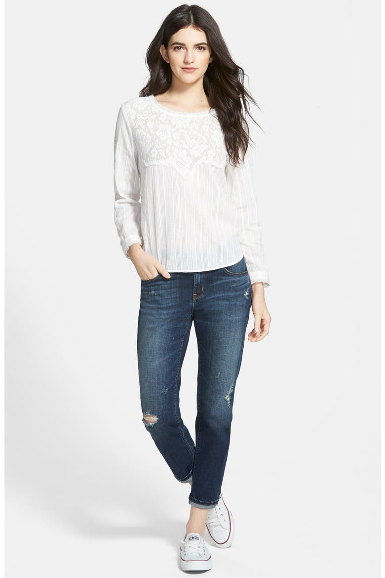 Treasure&Bond Boyfriend Jeans, Alternate, color, MEDIUM WASH