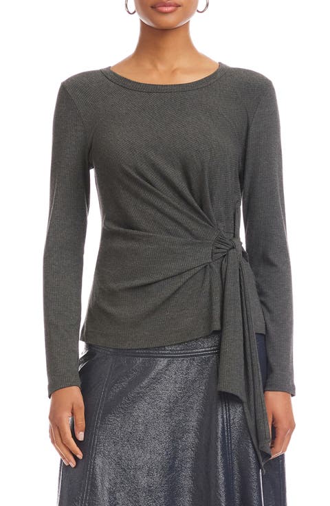 Addy Side Knot Knit Top