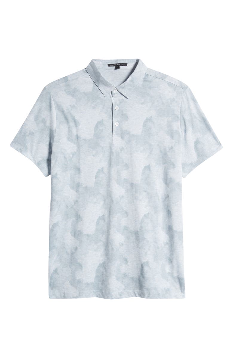 Robert Barakett Laing Slim Fit Cloud Print Polo, Alternate, color,