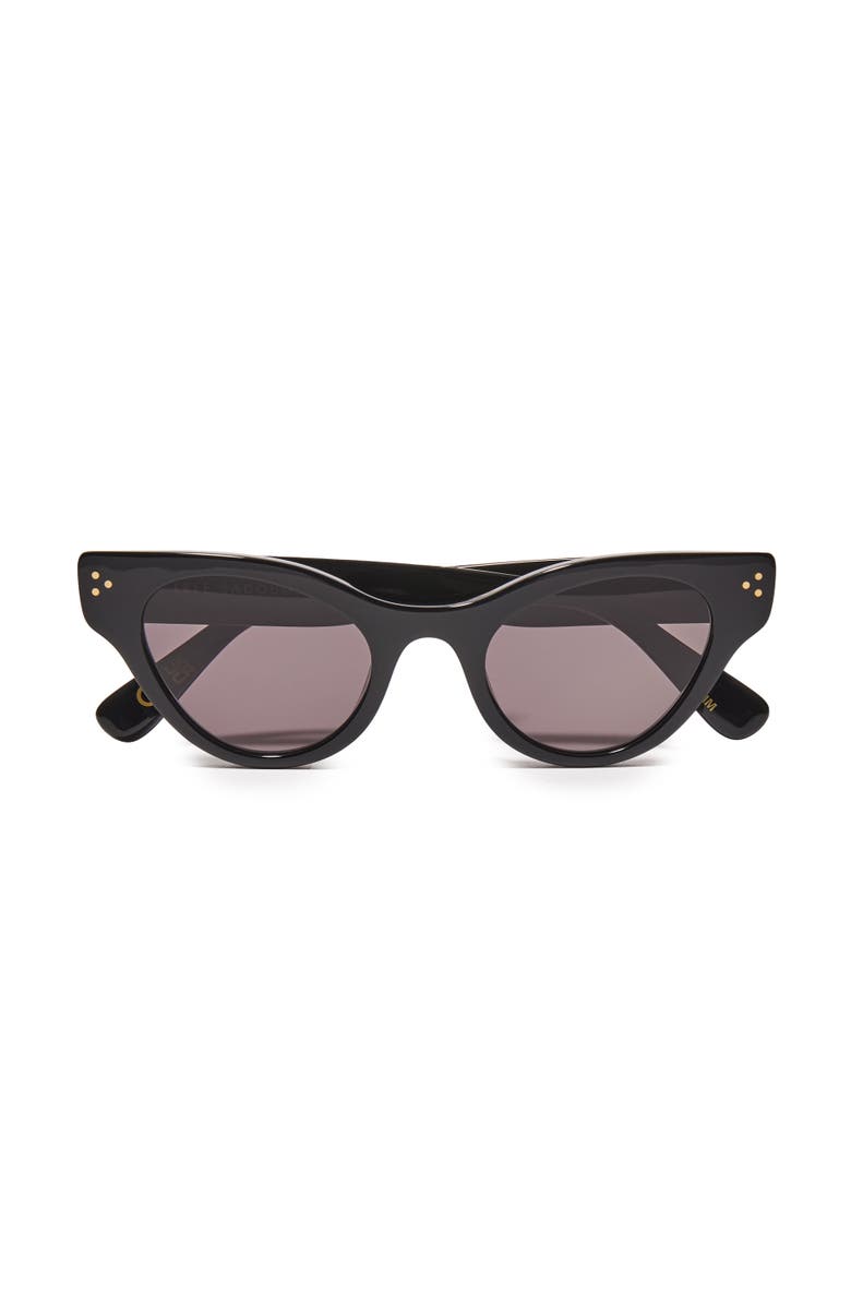 Lele Sadoughi X Marilyn Monroe Cat-Eye Sunglasses, Main, color, Jet 001