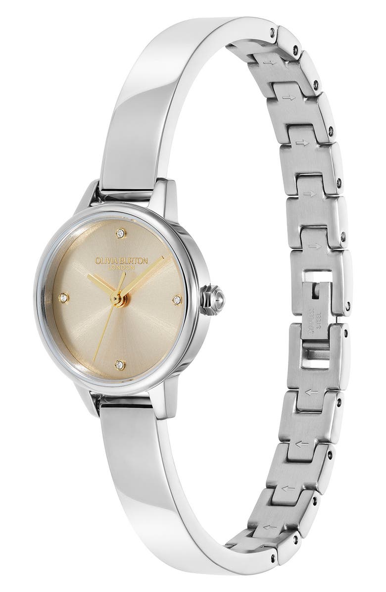 Olivia Burton Mini Classic Bracelet Watch, 23mm, Alternate, color, Silver