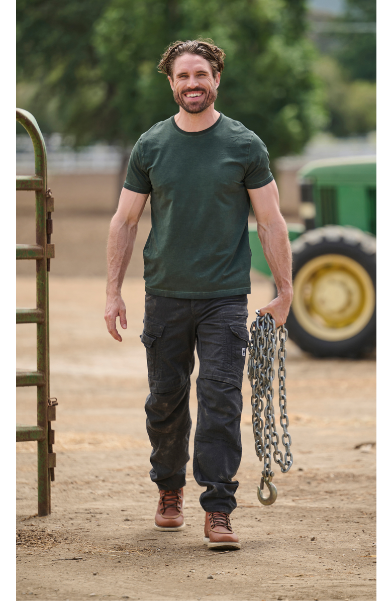 Strauss Cargo Work Pants e.s.vintage, Alternate, color, Black