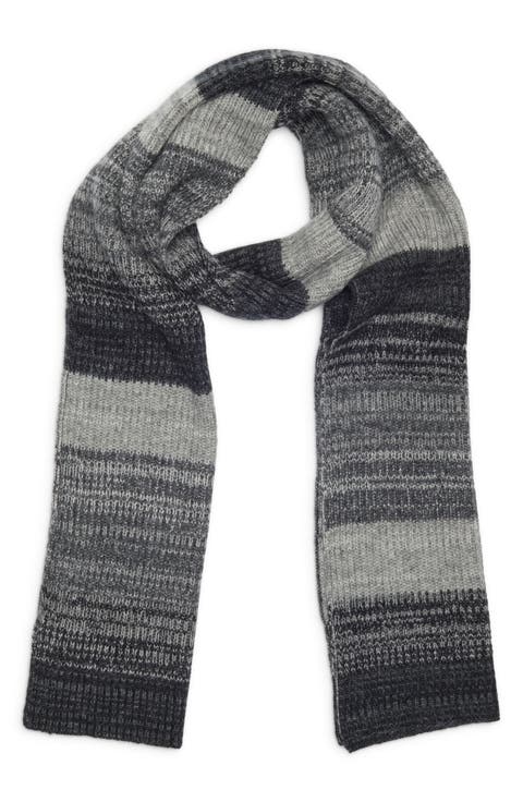 Wool & Cashmere Blend Marled Scarf