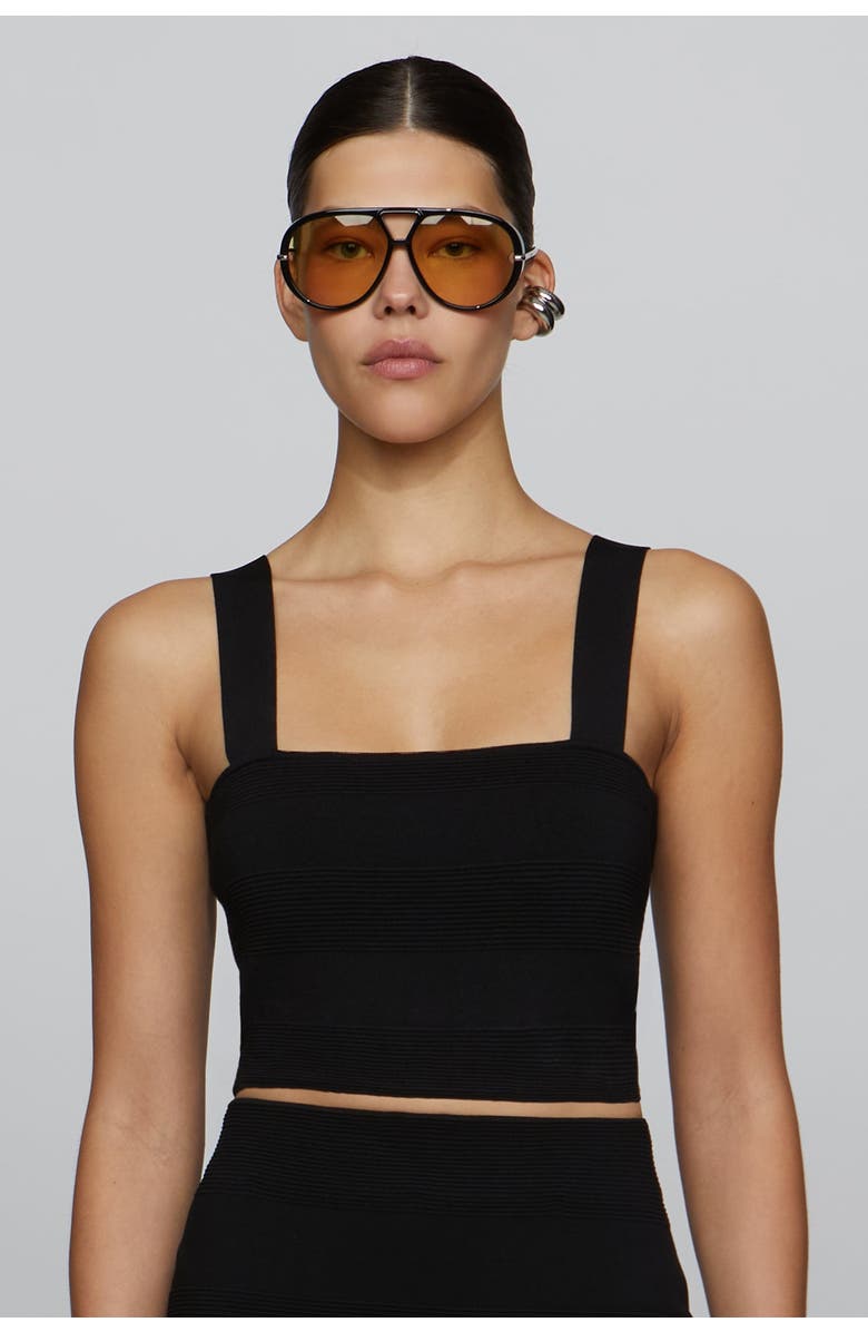 Et Ochs Jayda Knit Top, Alternate, color, Black