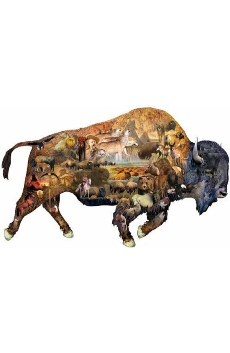 Sunsout Prairie Dweller 1000 piece Jigsaw Puzzle for Adults Special Shape, Alternate, color, Multicolor