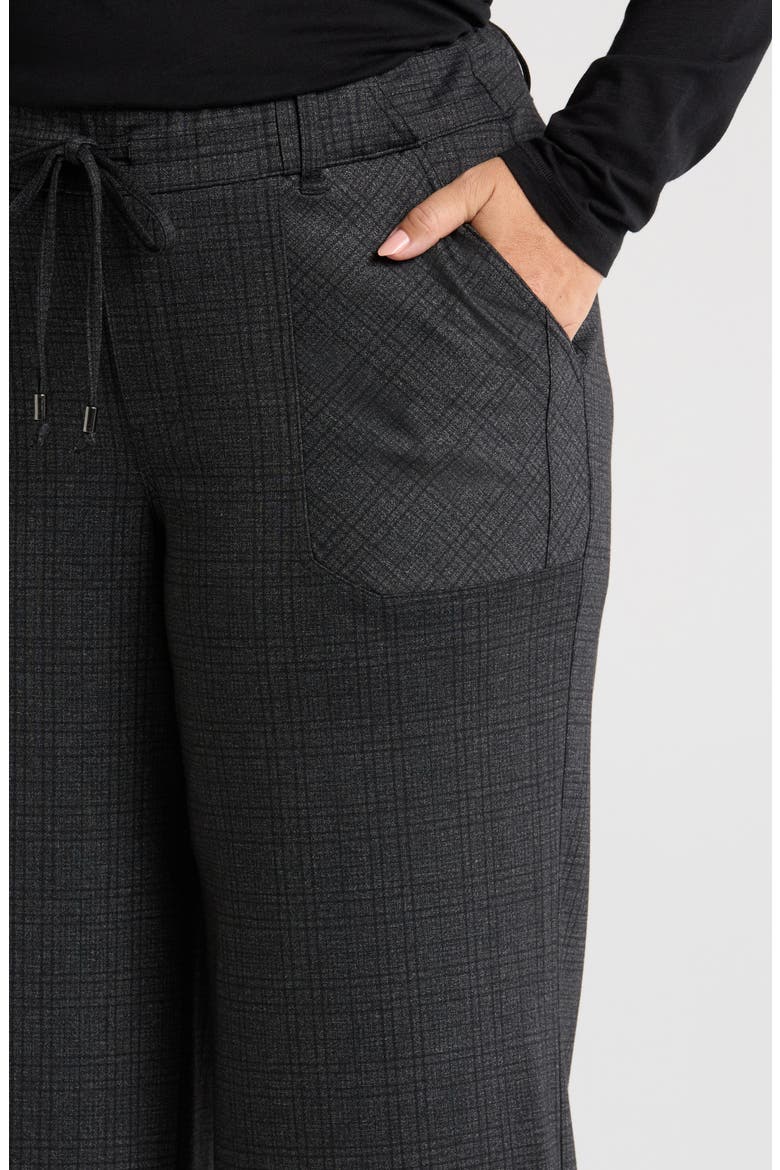 Leisure Drawstring Knit Pants, Alternate, color, NAVY CHARCOAL