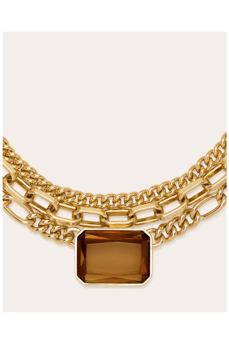 Karissa Multi Strand Crystal Pendant Necklace, Alternate, color, COLORADO TOPAZ