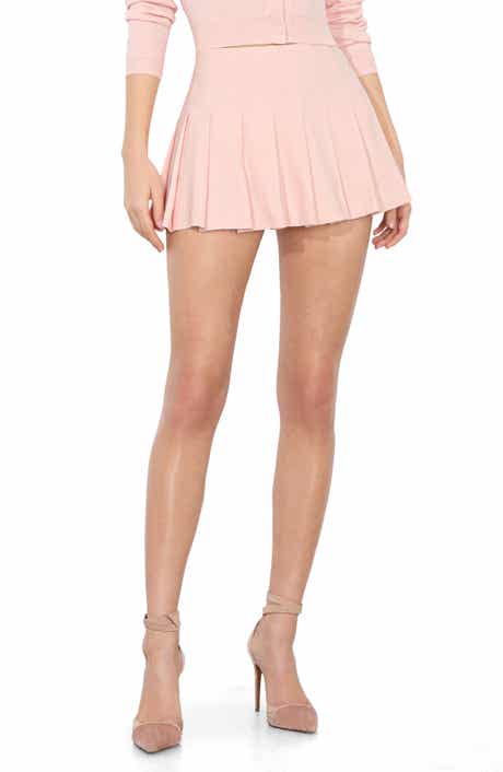 Alice + Olivia Carter Pleated Miniskirt