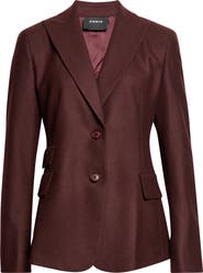 Akris Hans Wool Stretch Flannel Jacket