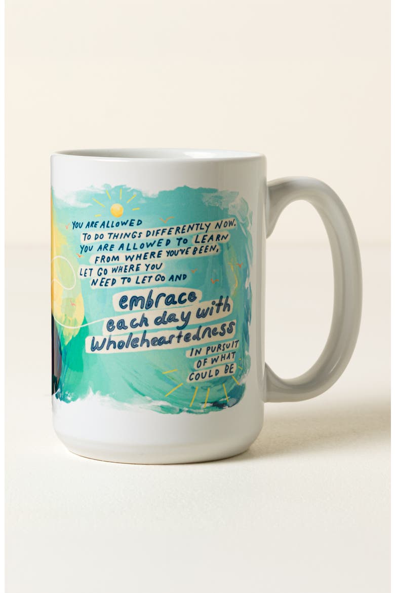 Embrace Each Day Morgan Harper Nichols QR Mug, Alternate, color, Multi