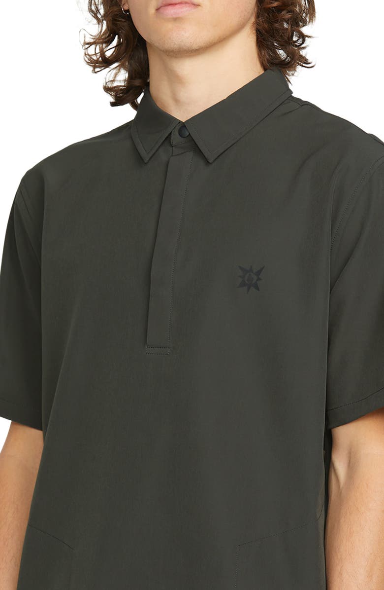 Volcom TT Sense Half Zip Popover Shirt, Alternate, color, 