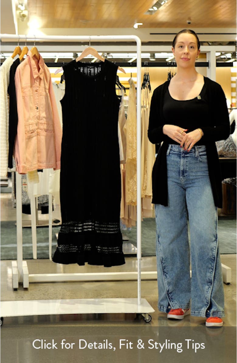 Pointelle Sleeveless Midi Dress, sales video thumbnail