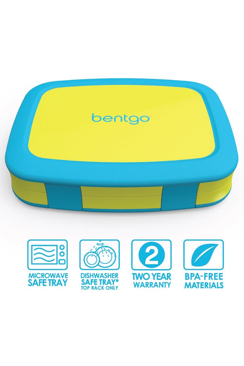 Kids Leakproof Lunch Box - Orange, Main, color, CITRUS YELLOW