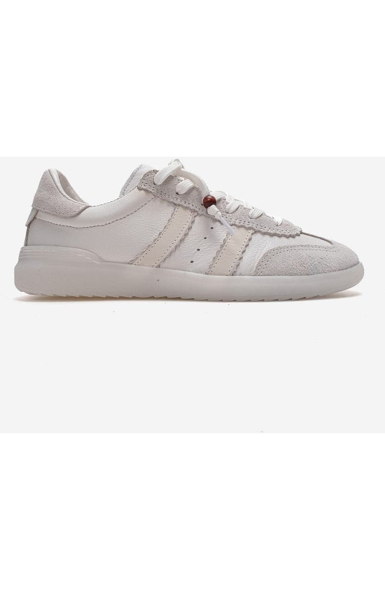 Forever & Always Shoes Ardix Leather Sneaker, Alternate, color, White