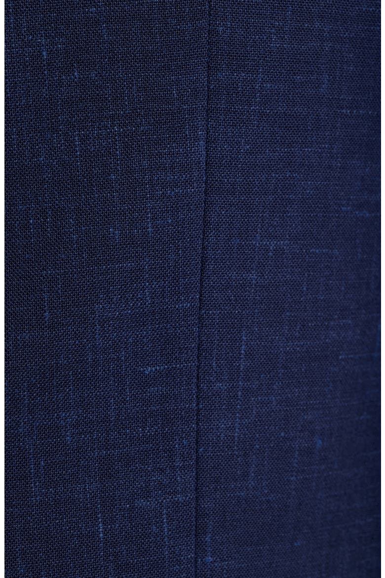 Huge Trim Fit Virgin Wool Suit, Alternate, color, DARK BLUE