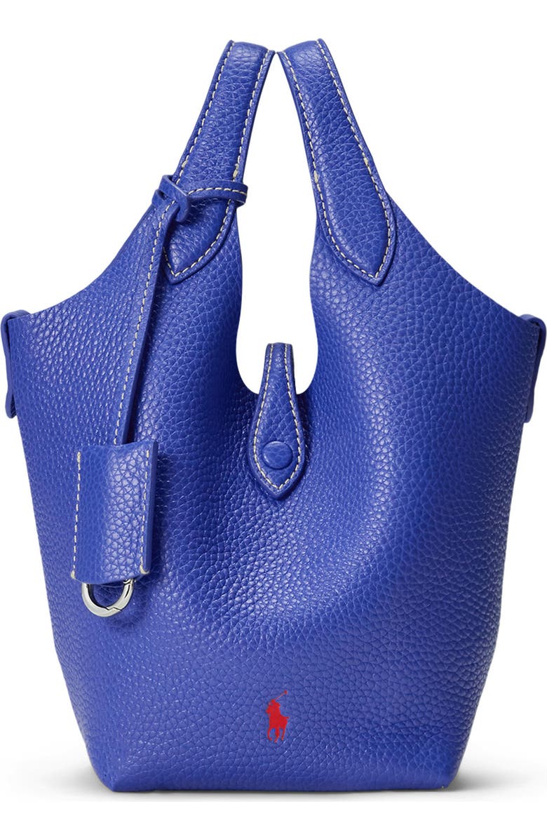 Polo Ralph Lauren Small Polo Play Crossbody Tote, Main, color, Jellyfish