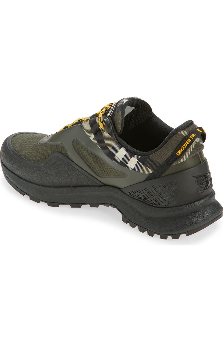Burberry Check & Mesh Discover Sneaker, Alternate, color, Thicket/ Thicket Ip C
