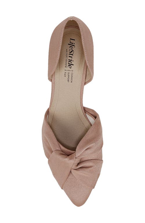 Shop Lifestride Abby D'orsay Pointed Toe Pump In Pink/blue