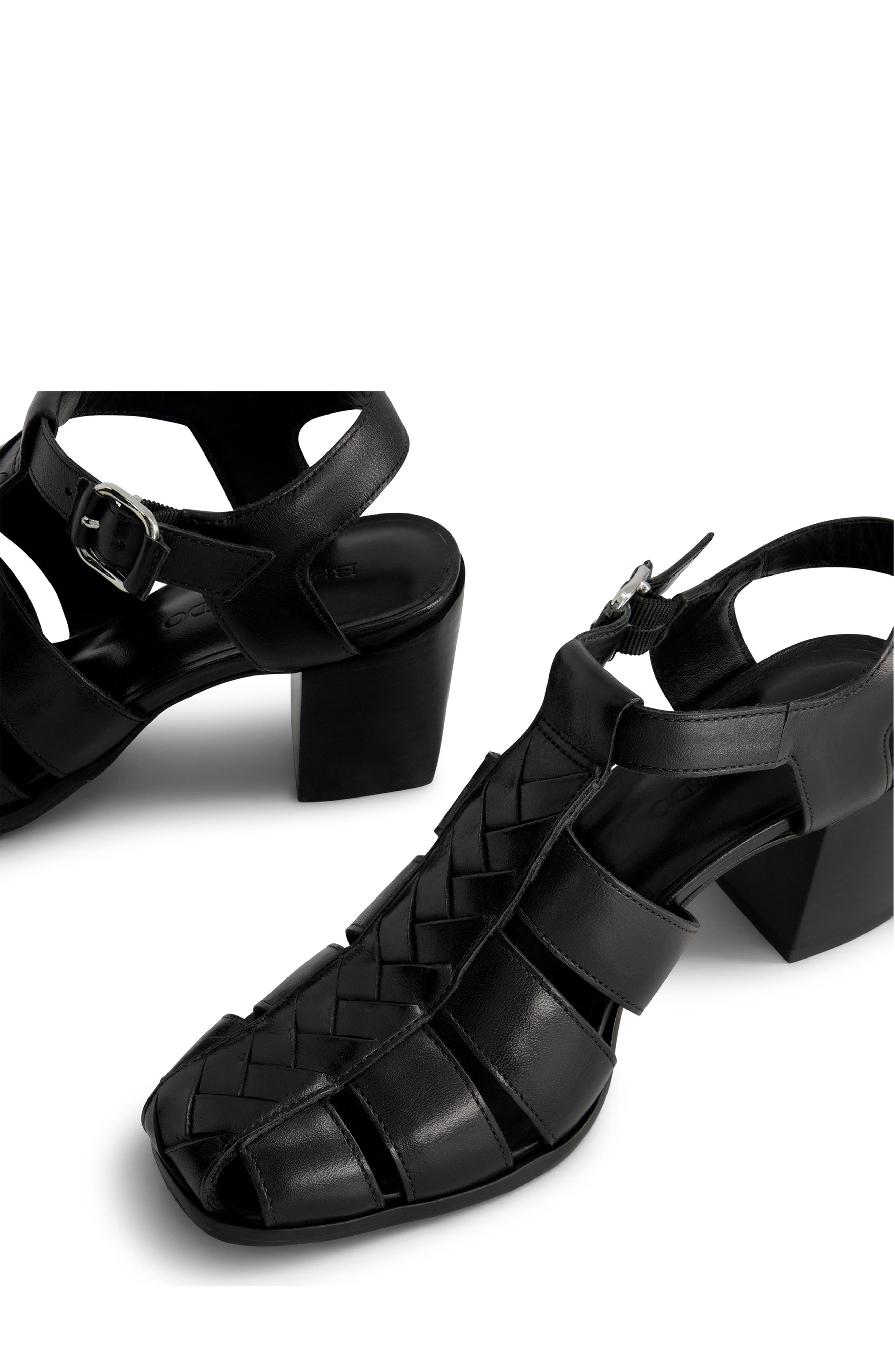 Bernardo Footwear Belmont Sandal, Alternate, color, Black Antique Calf