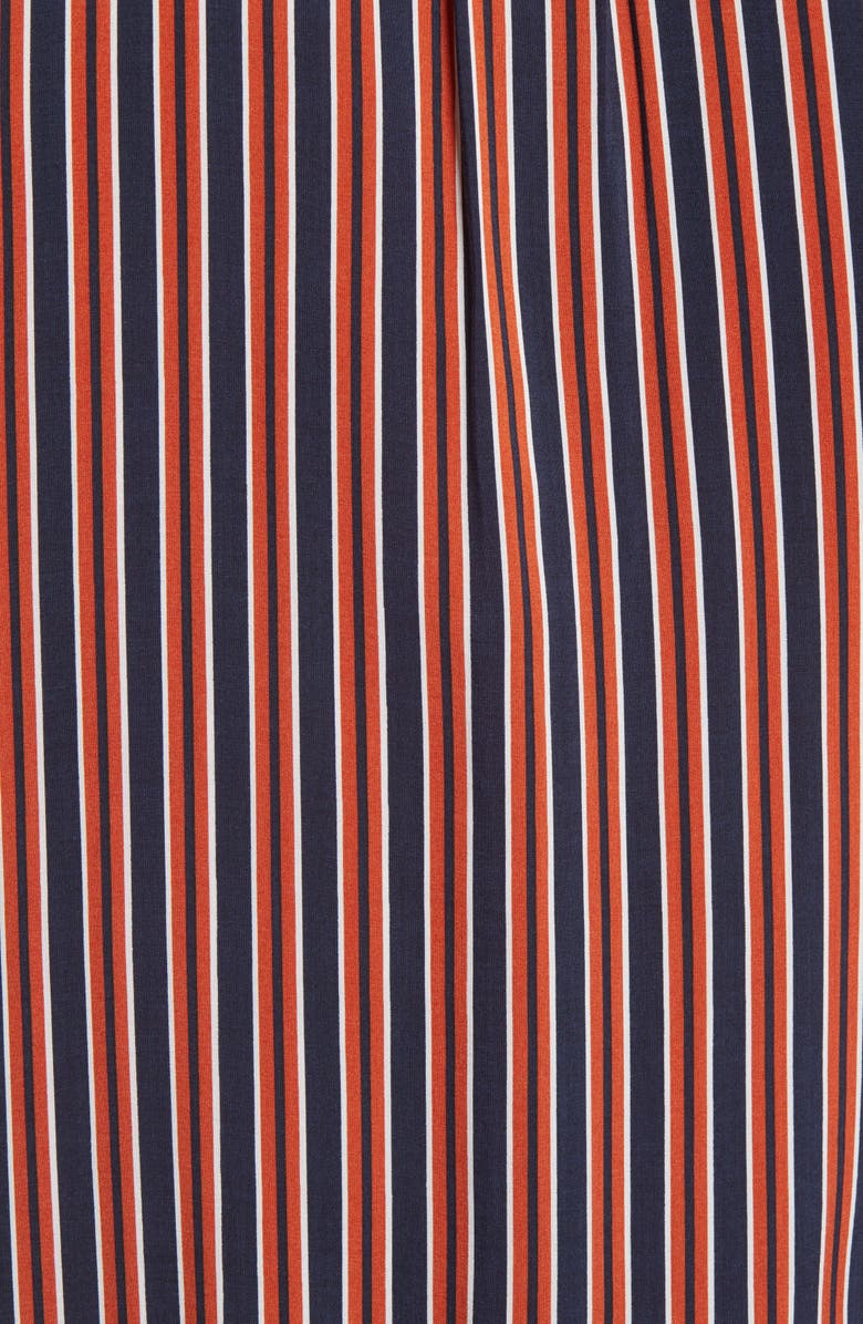 BOSS Lello Slim Fit Stripe Button-Up Camp Shirt, Alternate, color, 