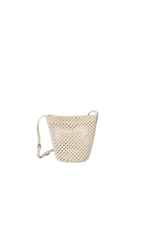 Net sartorial small bucket bag