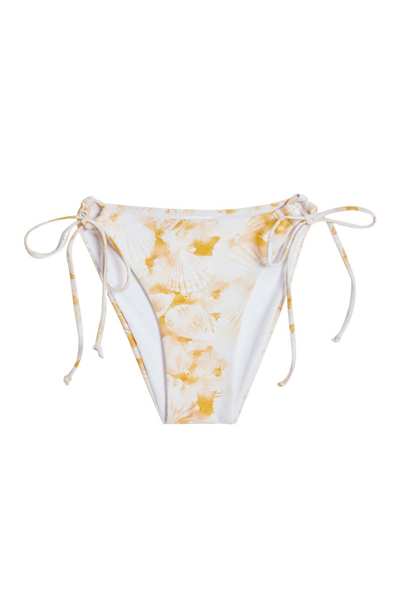 Desigual Tie Side Bikini Bottoms, Alternate, color, White