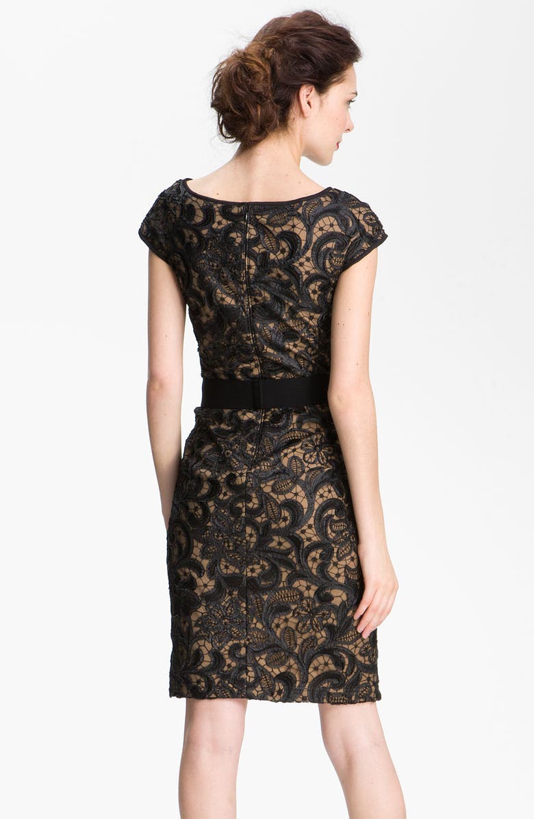 T by Tadashi Lace Sheath Dress, Alternate, color,
