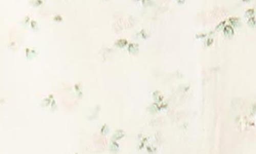 Le Jean Cora Print Denim Jacket In White