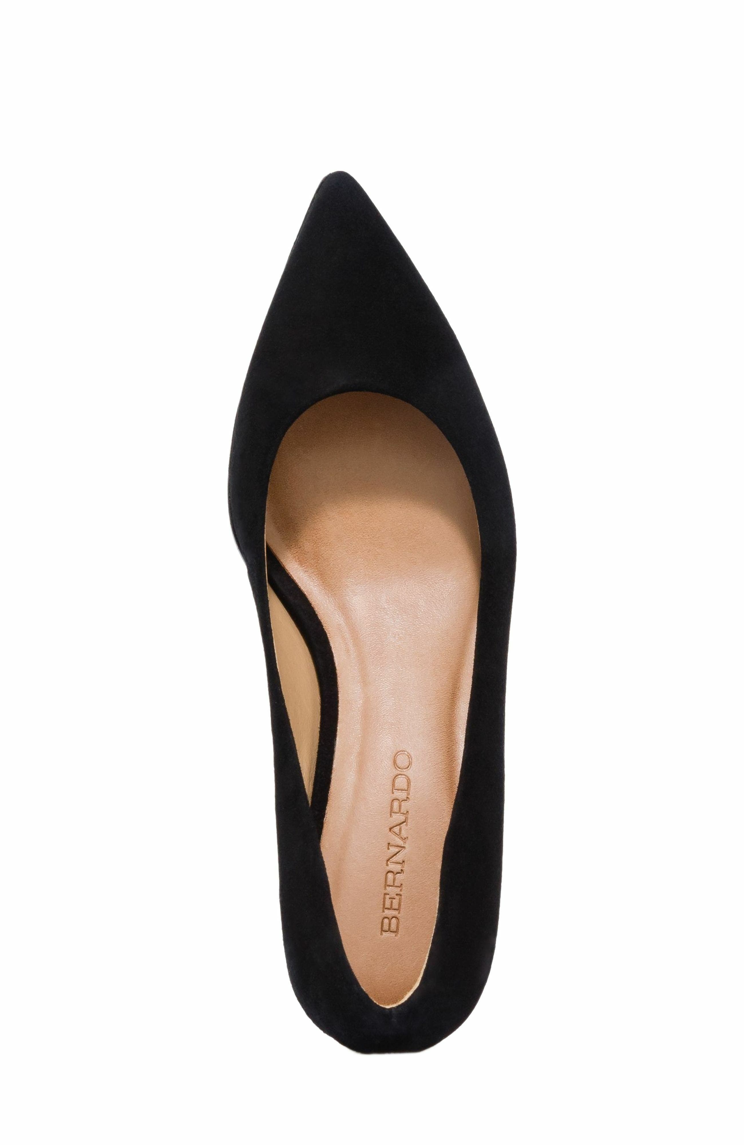 Bernardo Footwear Milie Block Heel Pump, Alternate, color, Black
