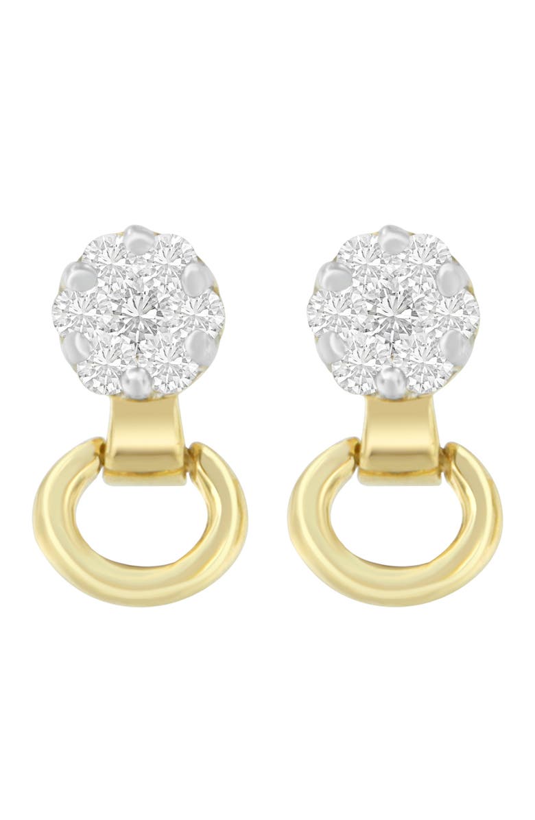 Haus of Brilliance 14K Yellow Gold 1/2 Ct Diamond Stud Earrings, Main, color, Yellow