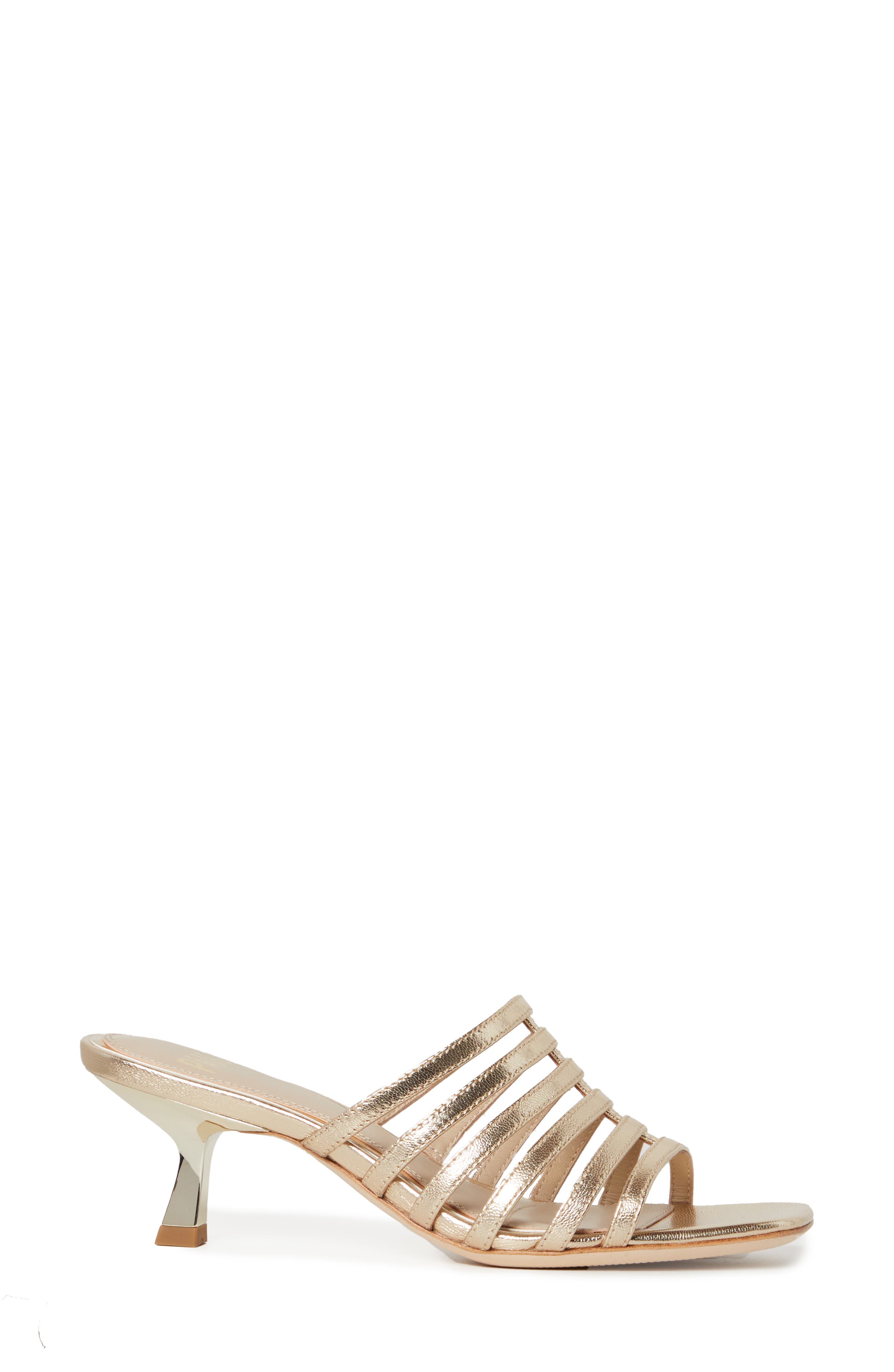 PAIGE Mari Slide Sandal, Alternate, color, Light Gold