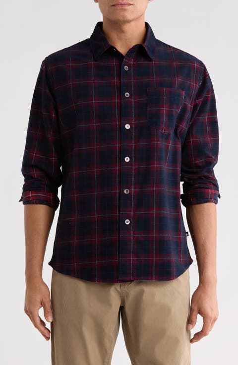 Oliver Plaid Corduroy Shirt