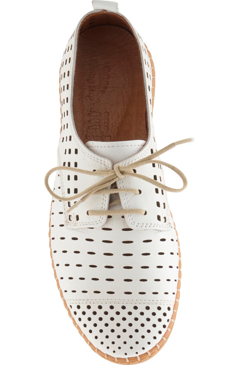 Spring Step Deysi Perforated Derby, Alternate, color, White