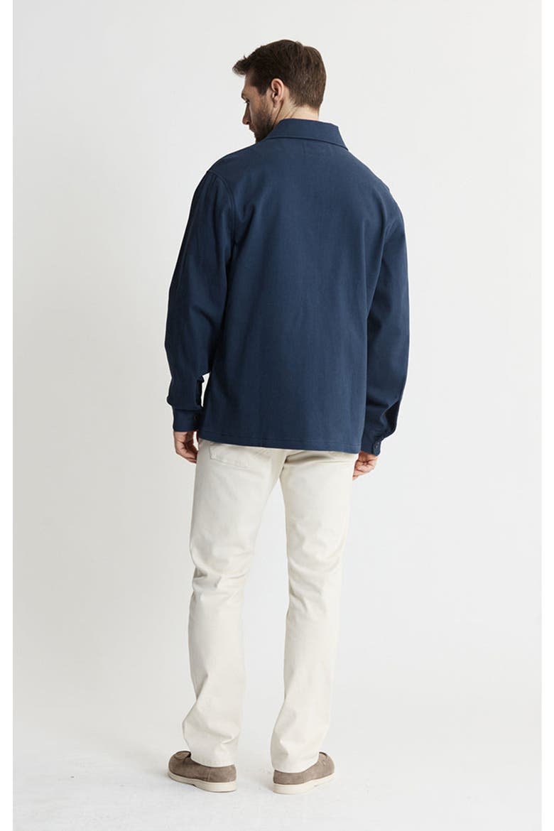 Brushed Bull Denim Chore Coat, Alternate, color, NAVY