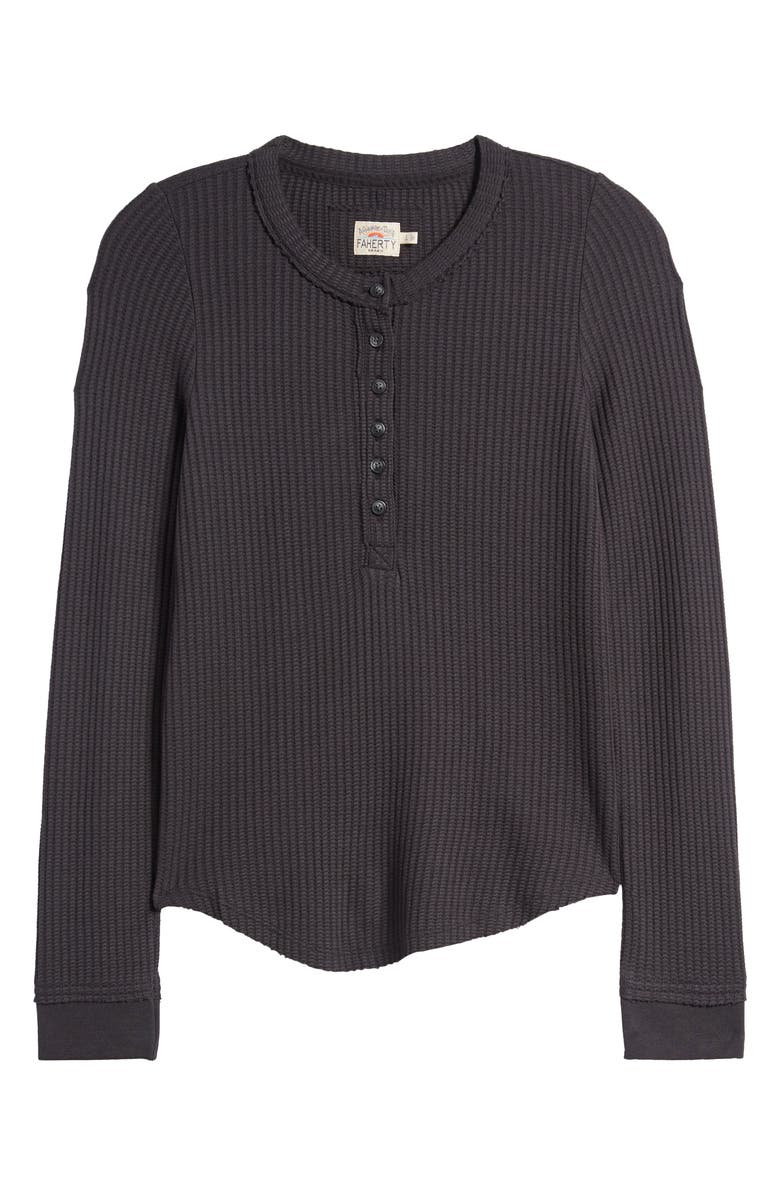 Faherty Legend Après Waffle Henley, Alternate, color,