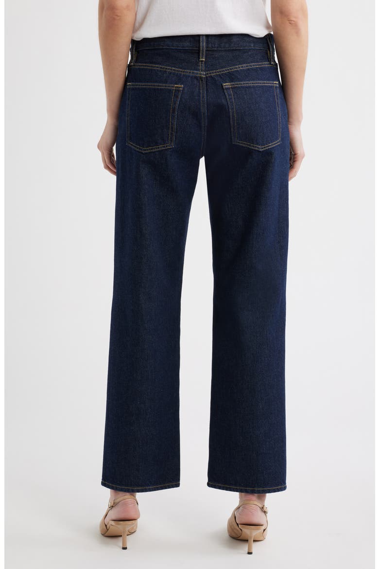The Hang Long Straight Leg Jeans, Alternate, color, RINSE
