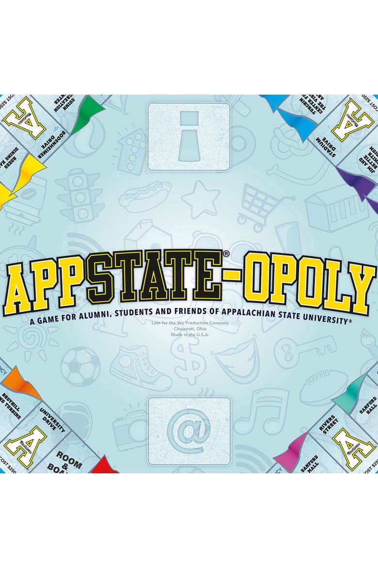 Appalachian State Univ App Stateopoly Monopoly Board Game, Alternate, color, Multicolored