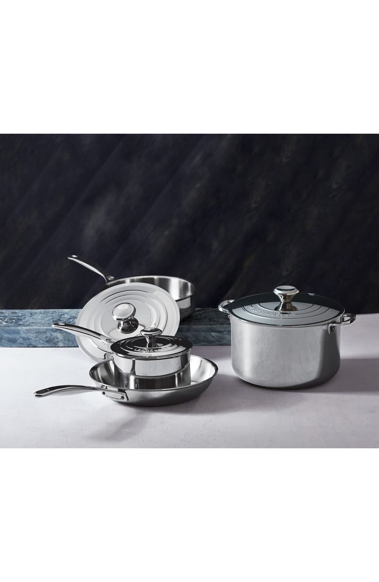 Le Creuset 7-Piece Stainless Steel Cookware Set, Alternate, color,