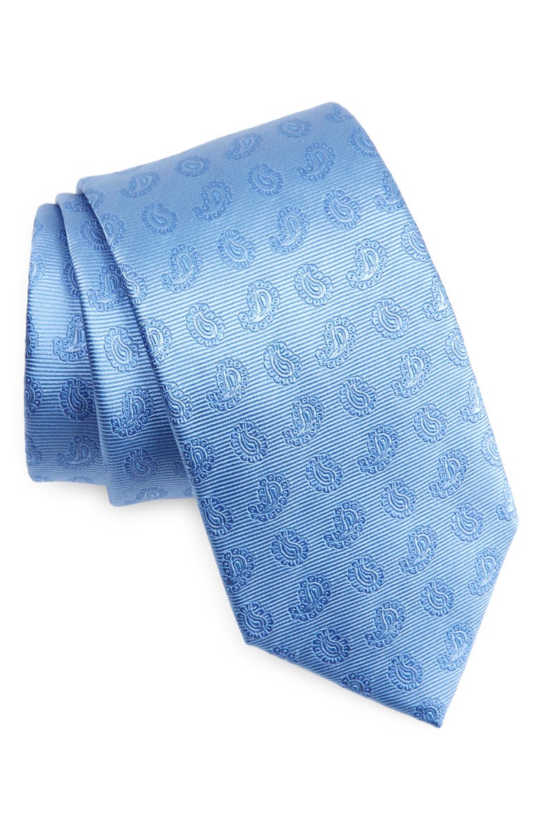 Duchamp Tonal Paisley Silk Tie, Main, color, 