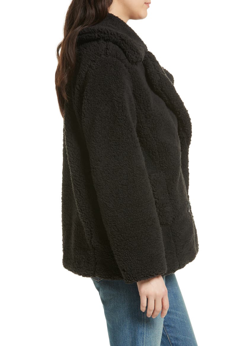 Teddy Peacoat, Alternate, color, BLACK