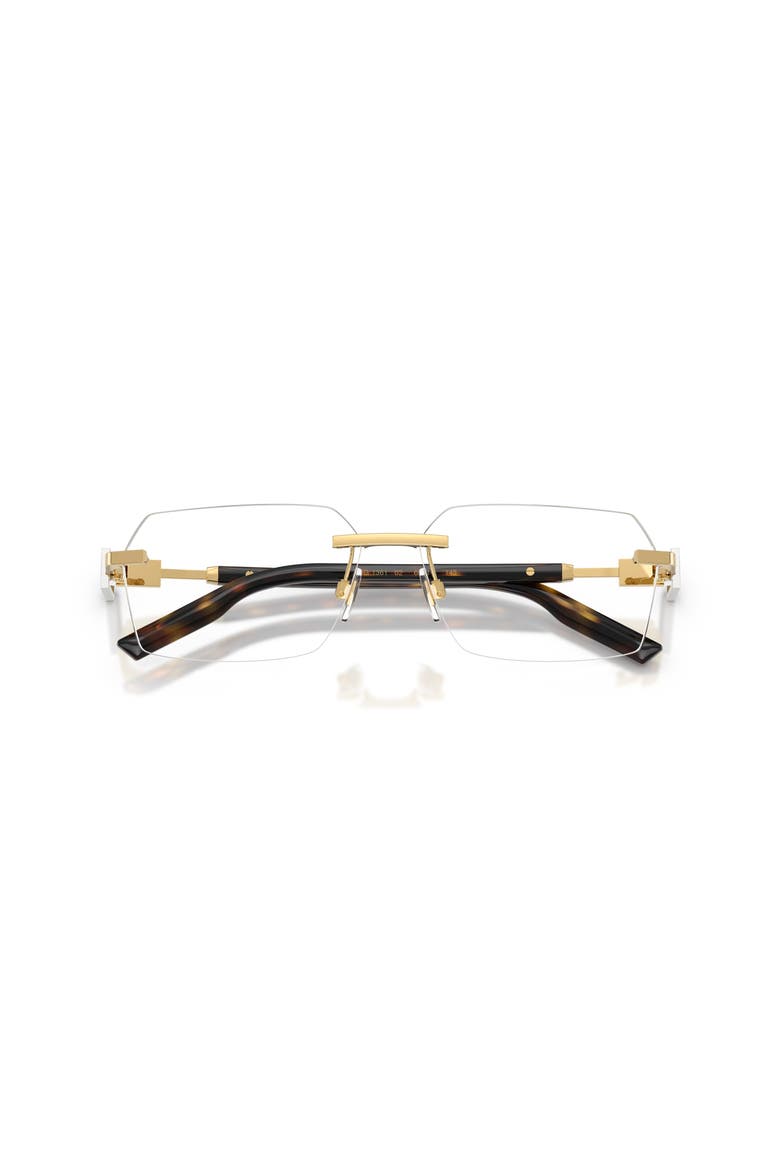 60mm Rectangle optical glasses, Alternate, color, Gold