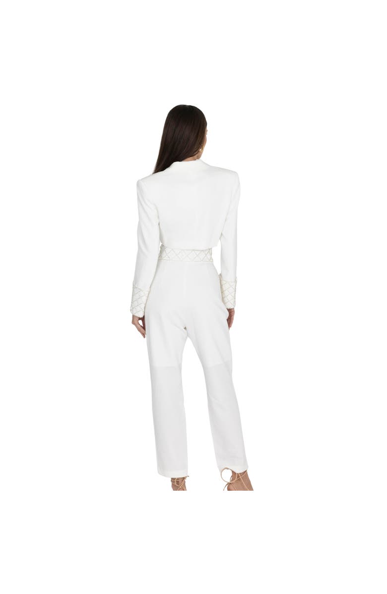 AKALIA Orchid White Blazer, Alternate, color,