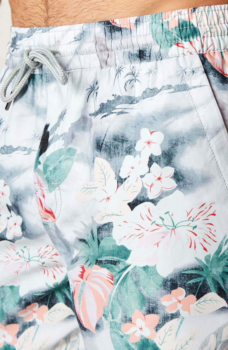 7 Diamonds Island Dreams Swim Trunks, Alternate, color, 