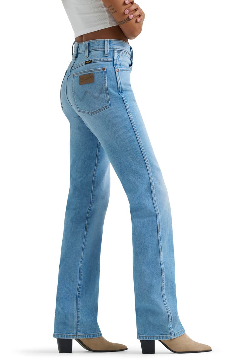Wrangler Wrancher Mid Rise Bootcut Jeans, Alternate, color, 