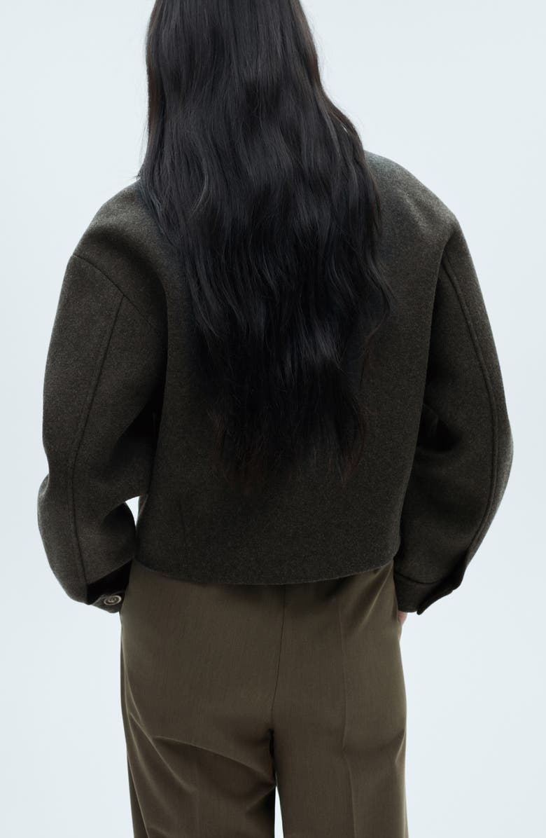 MANGO Oversize Crop Jacket, Alternate, color, 