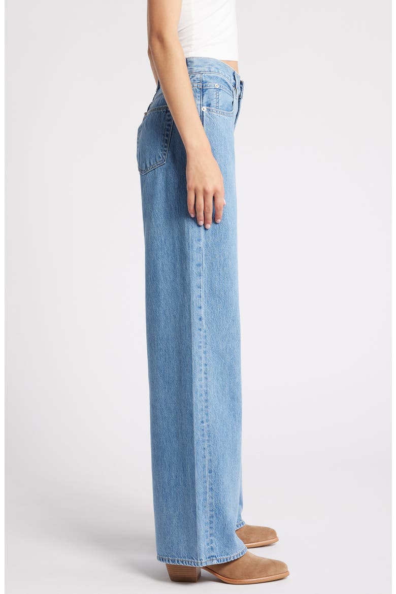 Mica Organic Cotton Wide Leg Jeans, Alternate, color, SUNSET ANGEL