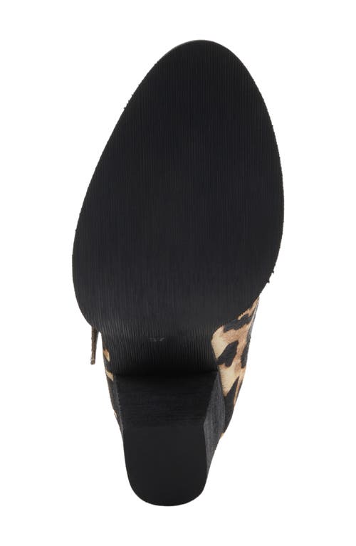 L'artiste By Spring Step Leo Genuine Calf Hair Bootie In Animal Print
