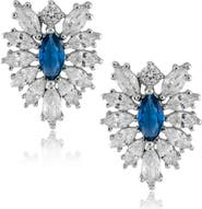 CZ by Kenneth Jay Lane Marquise CZ Cluster Drop Earrings